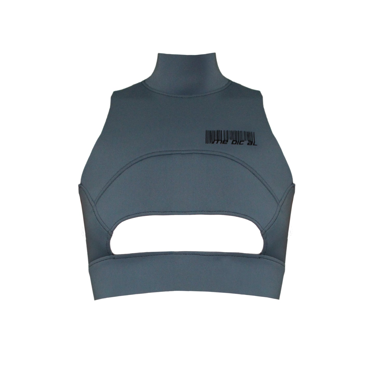 MECHA CROP TOP GREY