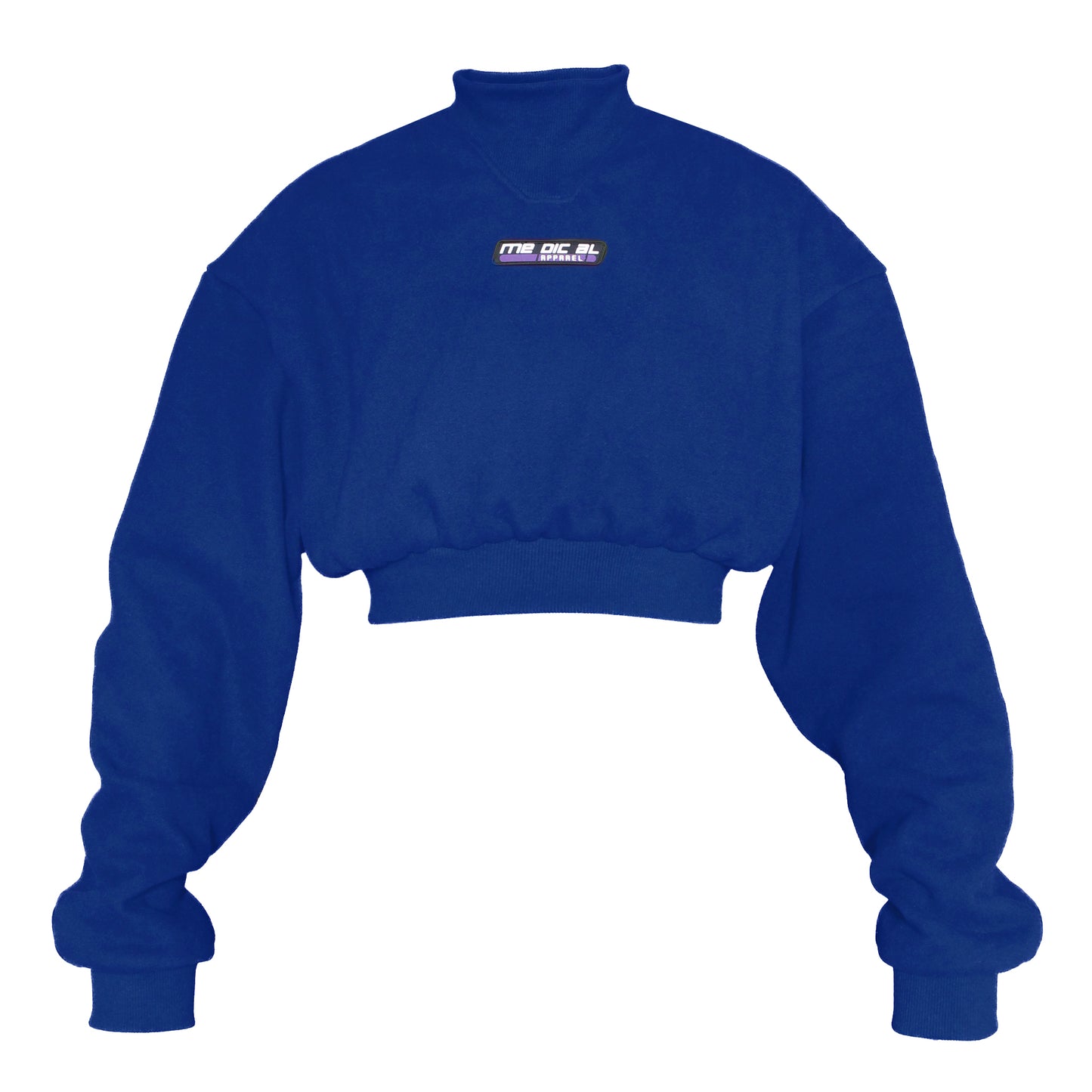 GUNTHER CROP SWEATER BLUE