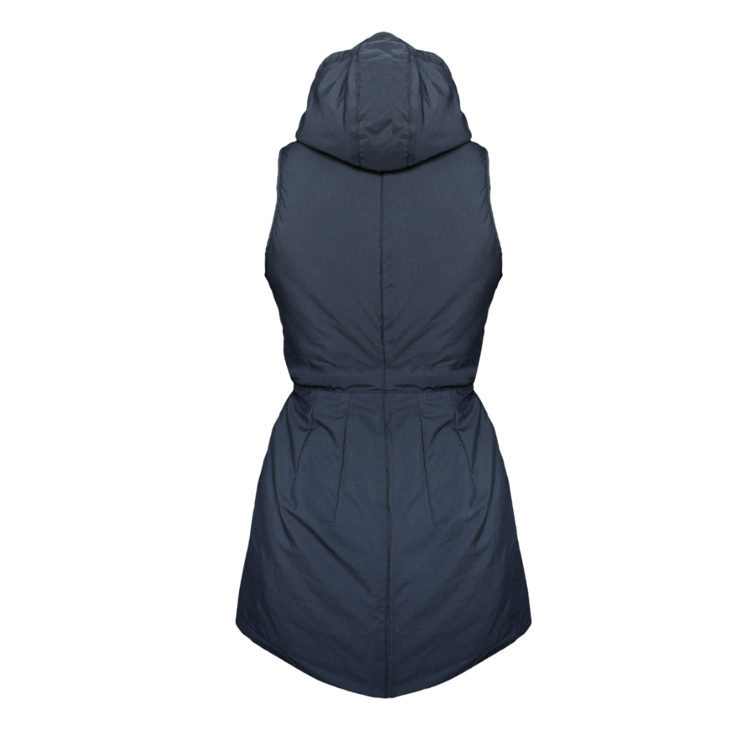 ARC HOODED DRESS VEST
