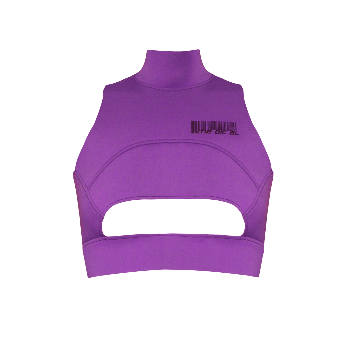 MECHA CROP TOP PLUM