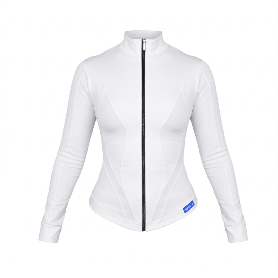 CORE SHELL ZIP JACKET WHITE