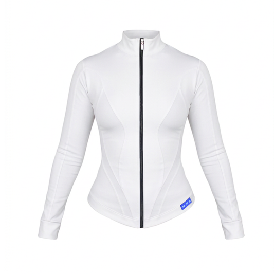 CORE SHELL ZIP JACKET WHITE